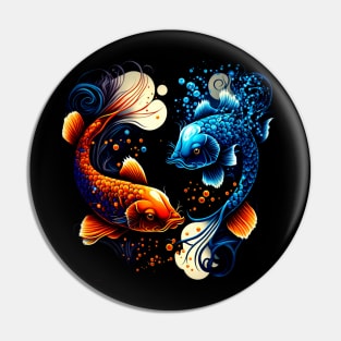 Serene Koi Pin