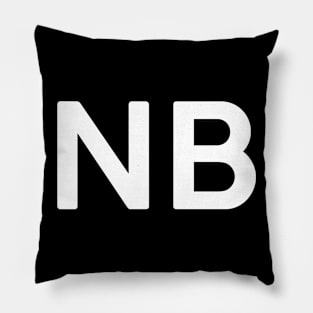 Non Binary Initials Pillow