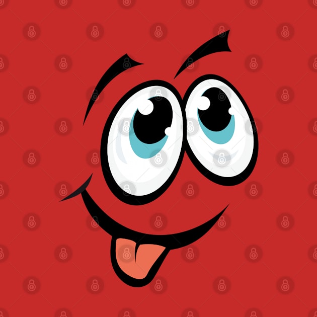 funny comic cartoon face by MNZStar