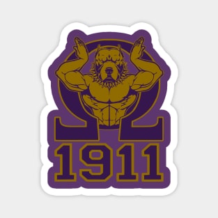 Omega Psi Phi Paraphernalia Magnet