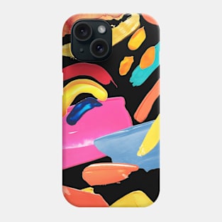 abstract painting color palatte Phone Case