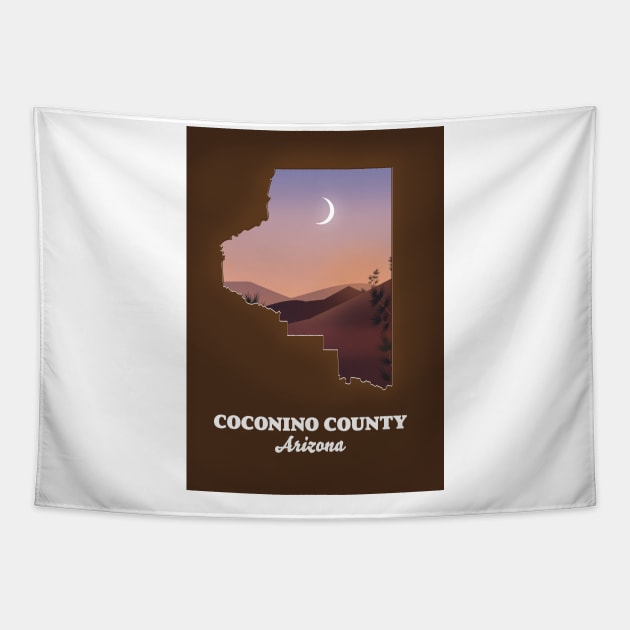 Coconino County Arizona Tapestry by nickemporium1