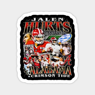 Jalen Hurts College Vintage Bootleg Magnet