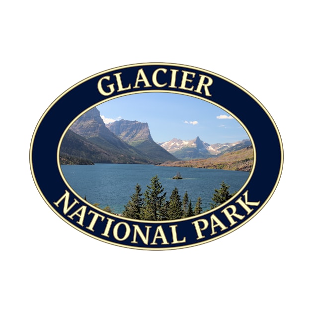Saint Mary Lake at Glacier National Park in Montana by GentleSeas