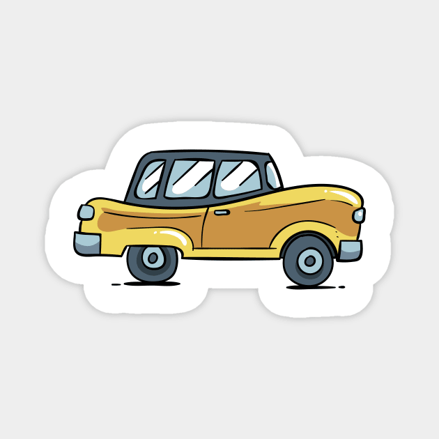 Cartoon cars Magnet by Little Painters