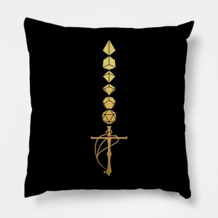 Dice Sword of the Cleric Pillow