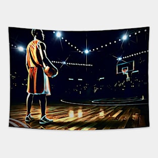 Open Court (Basketball Court) Tapestry