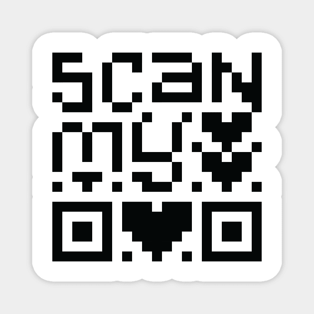 Scan My Heart Magnet by salyuddinTEE