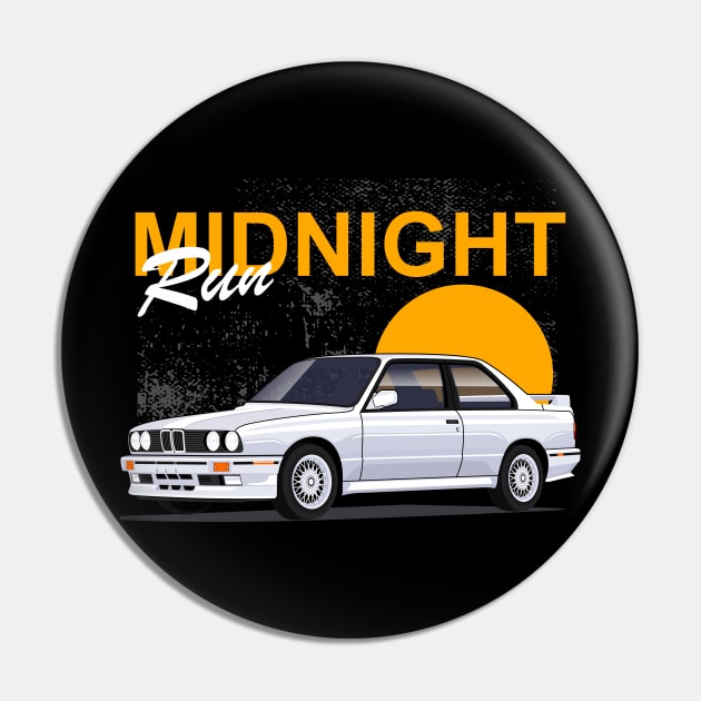 E30 Midnight Run Pin by masjestudio