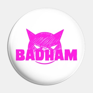 Badham Logo- Pink Design Pin