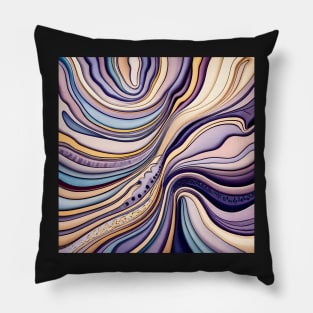 Abstract fluid art Pillow