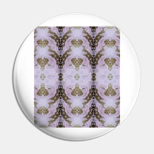 Vineyard Car - Pink, Gold Lacy  - by Avril Thomas Pin