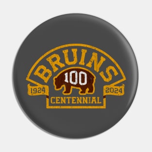 Bruins Hockey Team 100th Season Hockey 2024 Pin