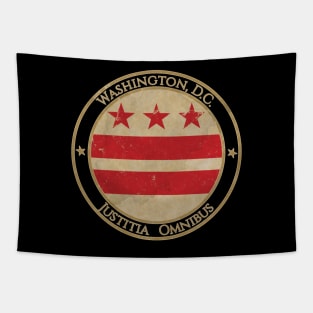 Vintage Washington DC USA United States of America American State Flag Tapestry