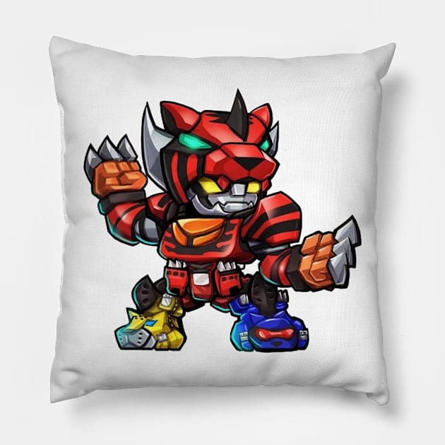 megazord Pillow by mprokolo corgi