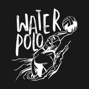 Water Polo Player Gift - Grunge Look T-Shirt