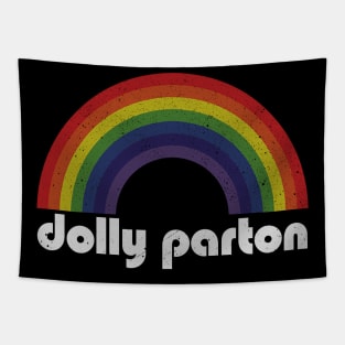 Dolly Parton - Rainbow Vintage Tapestry