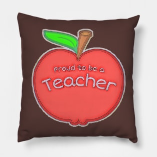 🍎 Teacher Apple Pillow
