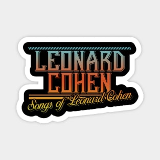 Songs Of Leonard Cohen Magnet