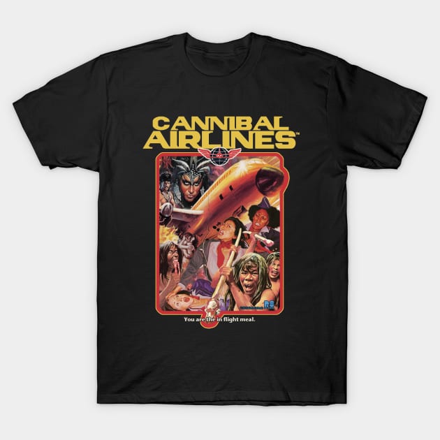 Cannibal Airlines - Schrab Home Video - T-Shirt | TeePublic