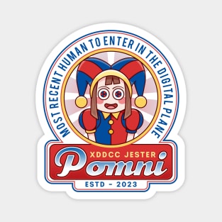 Pomni The Jester Emblem Magnet