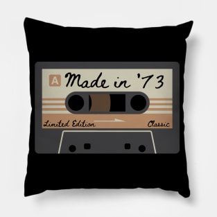 1973 Mixed Tape Limited Edition Classic Pillow