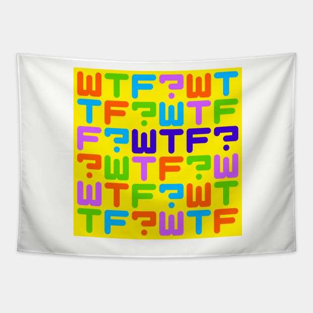 wtf?: Wednesday, Thursday, Friday - day Tapestry by BrownWoodRobot