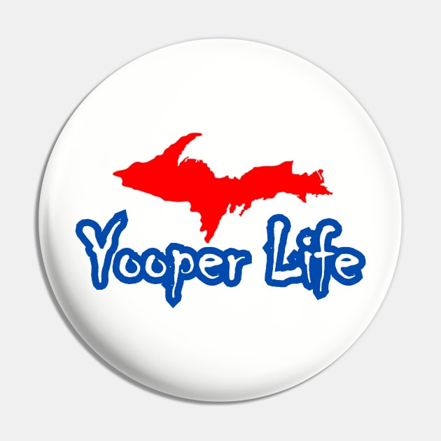 YOOPER LIFE RED WHITE & BLUE Pin by The Yooper Life