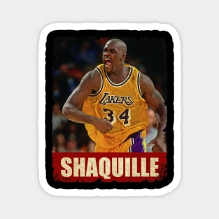 Shaquille O'neal - NEW RETRO STYLE Magnet