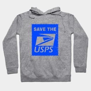 United States postal Service Hoodie USPS Hoodie ALL White Print