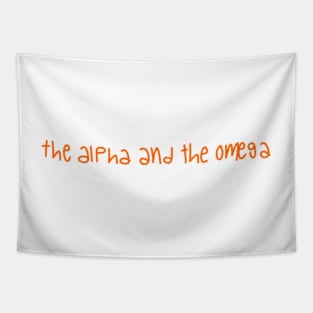 Alpha And Omega Collection Tapestry