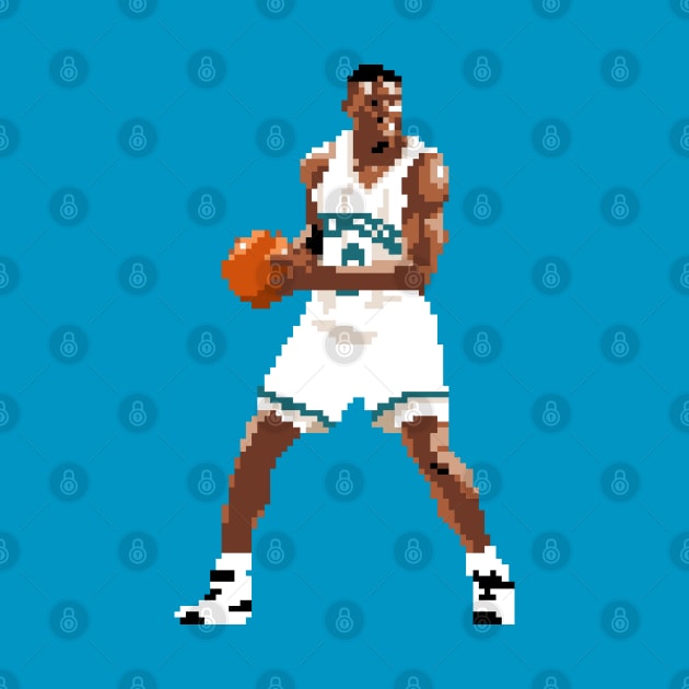 Larry Johnson Pixel. by qiangdade