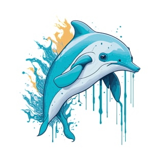 Colorful Dolphin T-Shirt