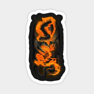 Fire Dragon Magnet