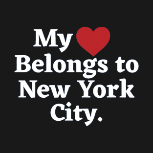 My heart belongs to NYC T-Shirt