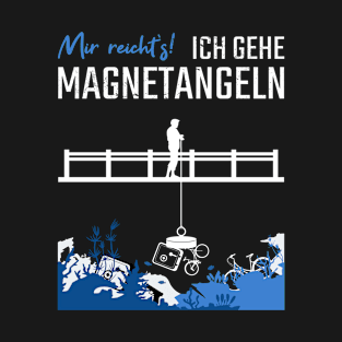 Magnet Angeln Magnetfischen T-Shirt