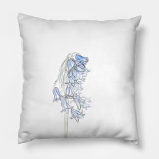 Blue Flower Pillow