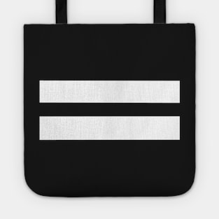 White Stripes Tote