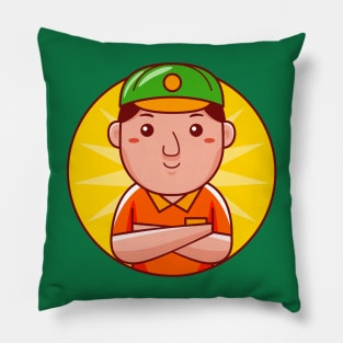 Painter Man Pillow