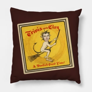 Trivia with Clay: A Devilish Good Time! Pillow