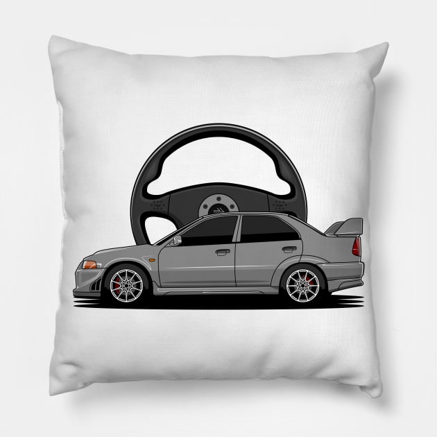 Silver EVO Pillow by turboosted