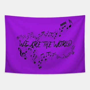 We ARE The World! Tapestry