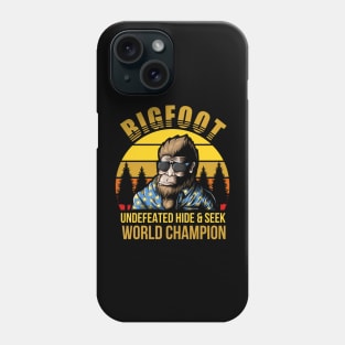 Bigfoot hide and seek world champion Phone Case