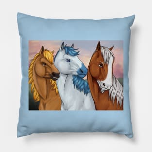 Guardian Horses Pillow