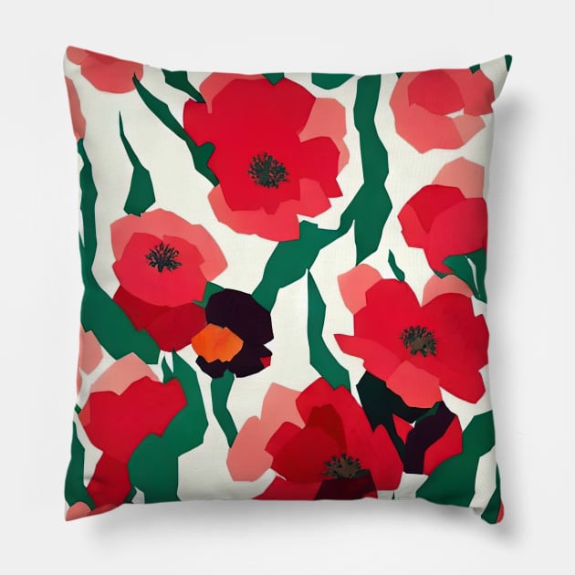 Floral Dreams #29 Pillow by Sibilla Borges