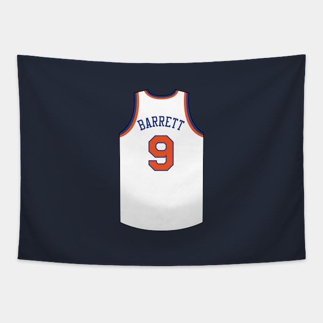 RJ Barrett New York Jersey Qiangy Tapestry by qiangdade