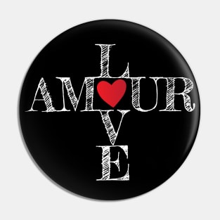 Amour - Love Pin