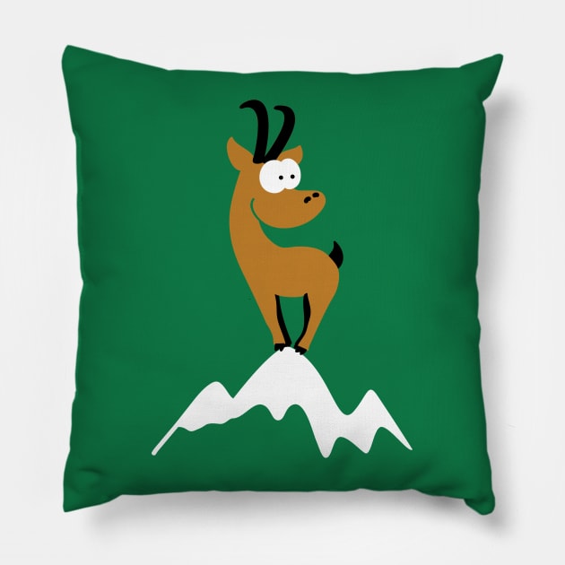 Funny Chamois Pillow by katelein