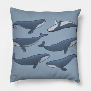 Humpback Whales Pillow