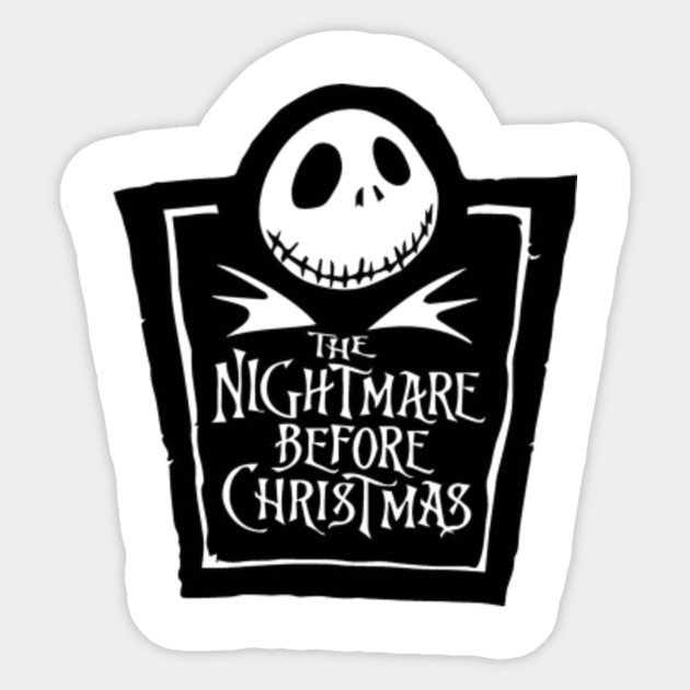 Nightmare Before Christmas Sticker